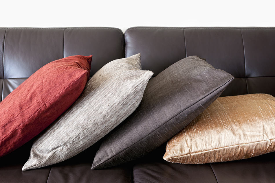 5 color combination pillow for brown couches