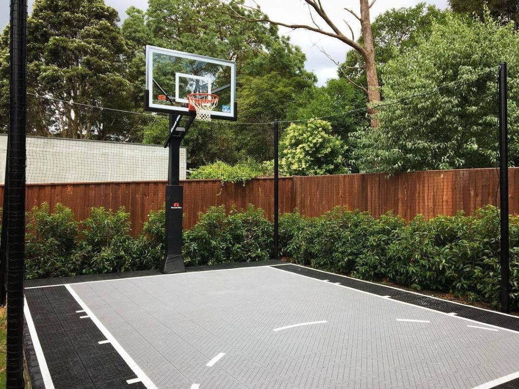 How About a Concrete Basketball Court