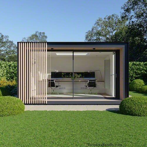 Modern/minimalist backyard office