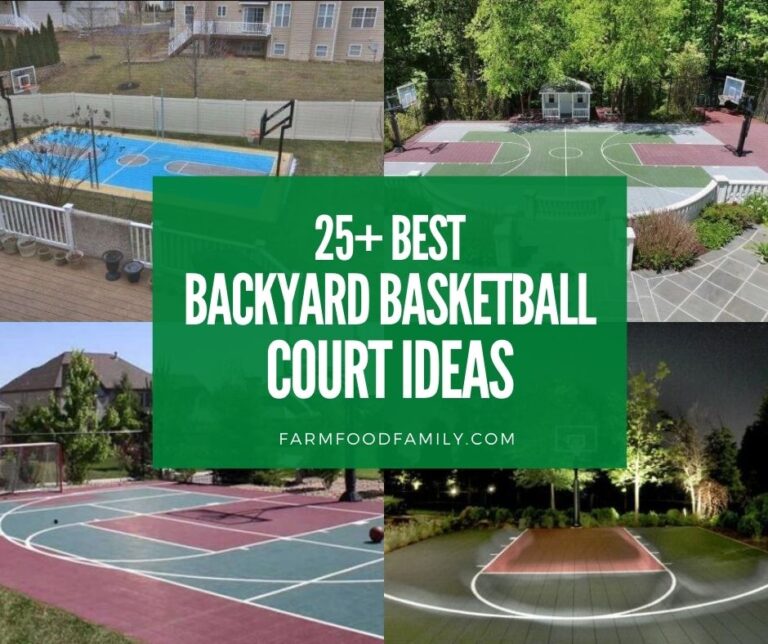 25+ Best Backyard Basketball Court Ideas and Designs