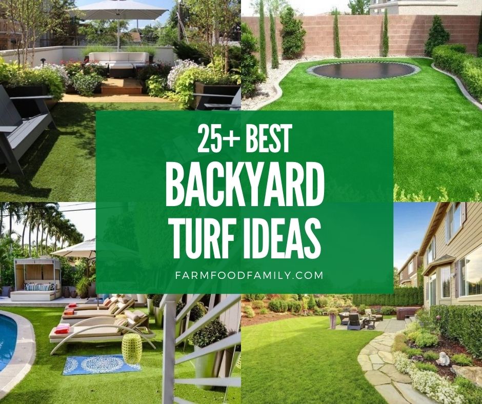 25 Best Backyard Artificial Turf Ideas, Fake Grass Landscape Design