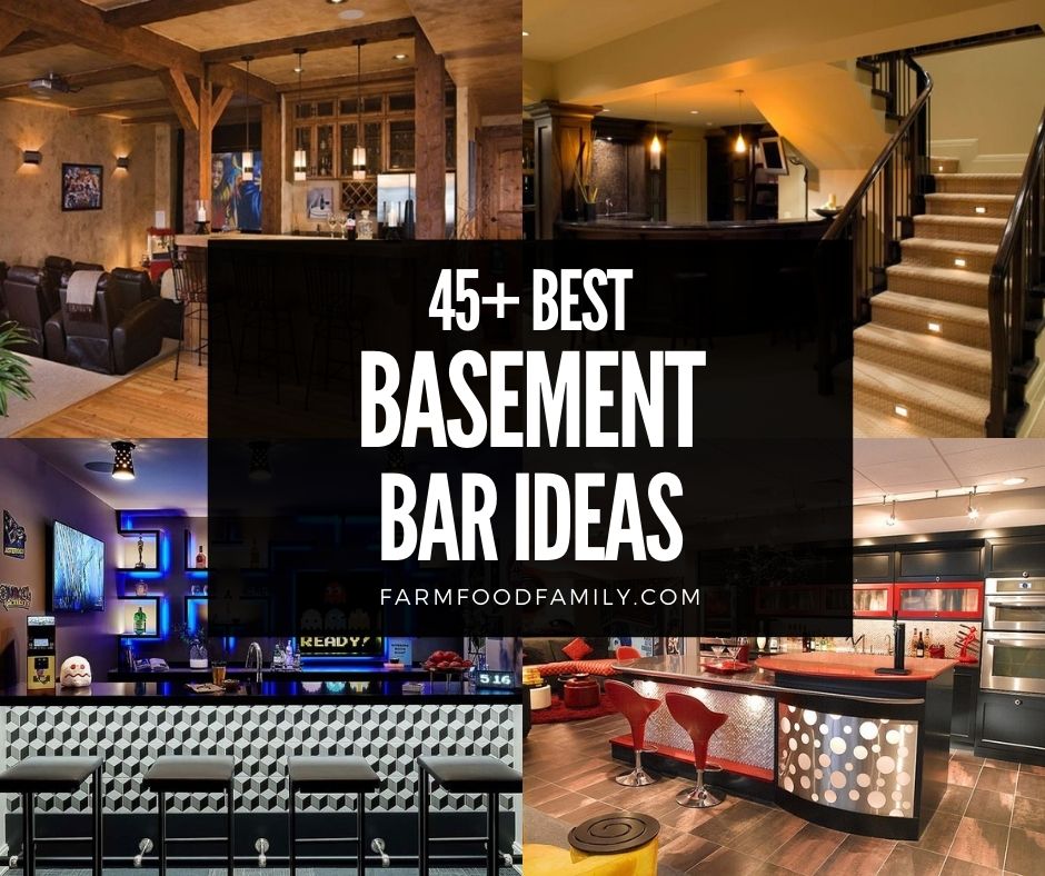 45 Modern Finished Basement Bar Ideas, Best Basement Bar Pictures
