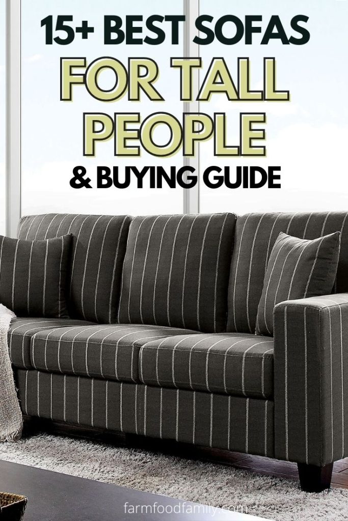 best sofas for tall people