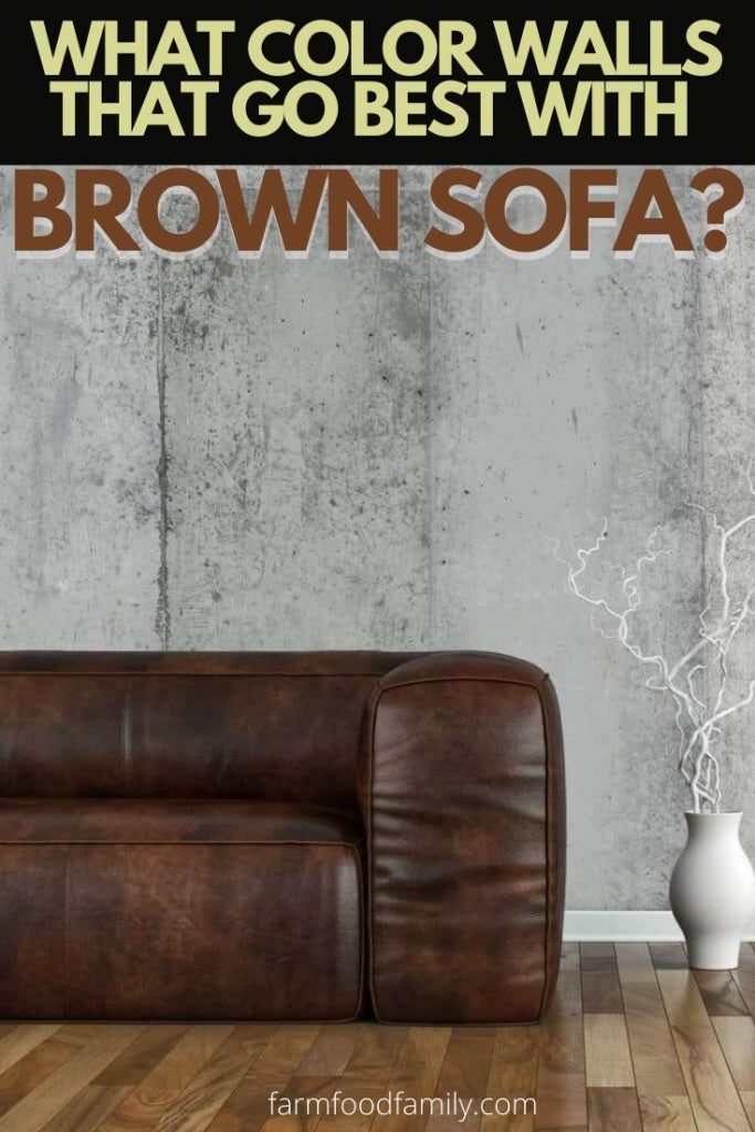 color walls go with brown sofa