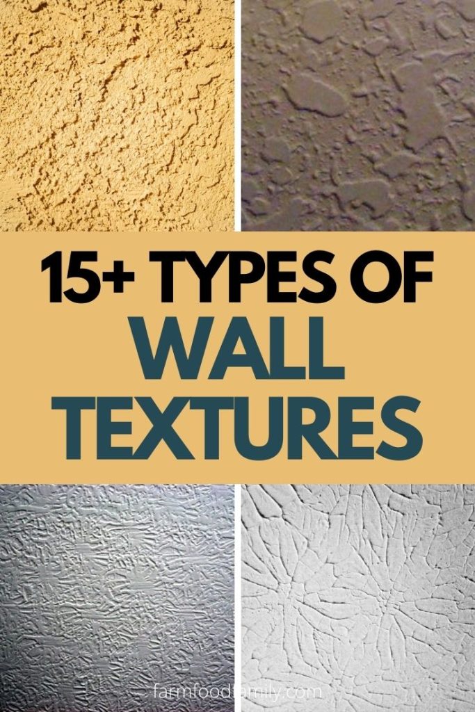 different types of wall textures