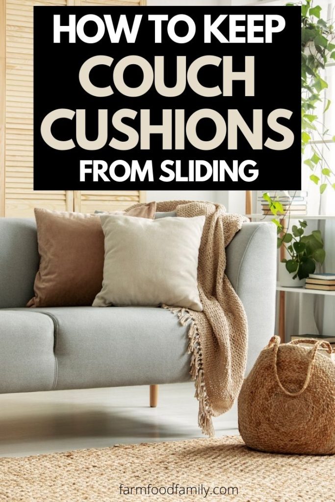 easy steps to keep couch cushions from sliding