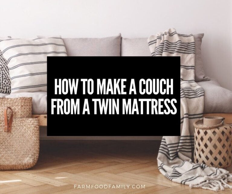 How to Make a Couch from a Twin Mattress