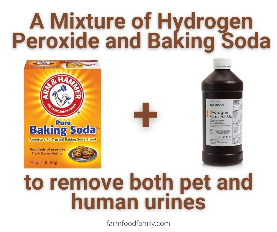 mixture hydrogen peroxide baking soda