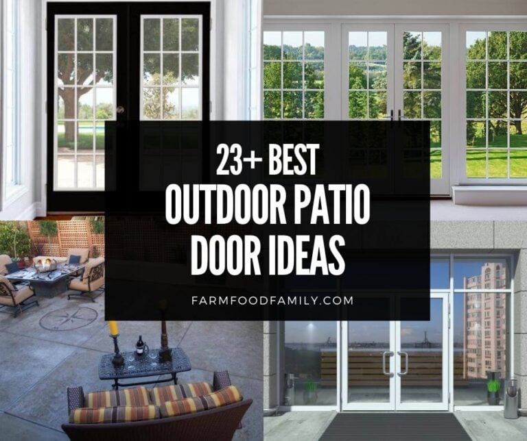 23+ Best Outdoor Patio Door Decorating Ideas