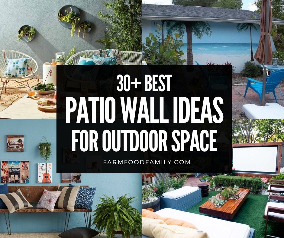 31 Best Patio Wall Decor Ideas Designs For Outdoor Privacy 2022 - Outdoor Cement Wall Decorating Ideas