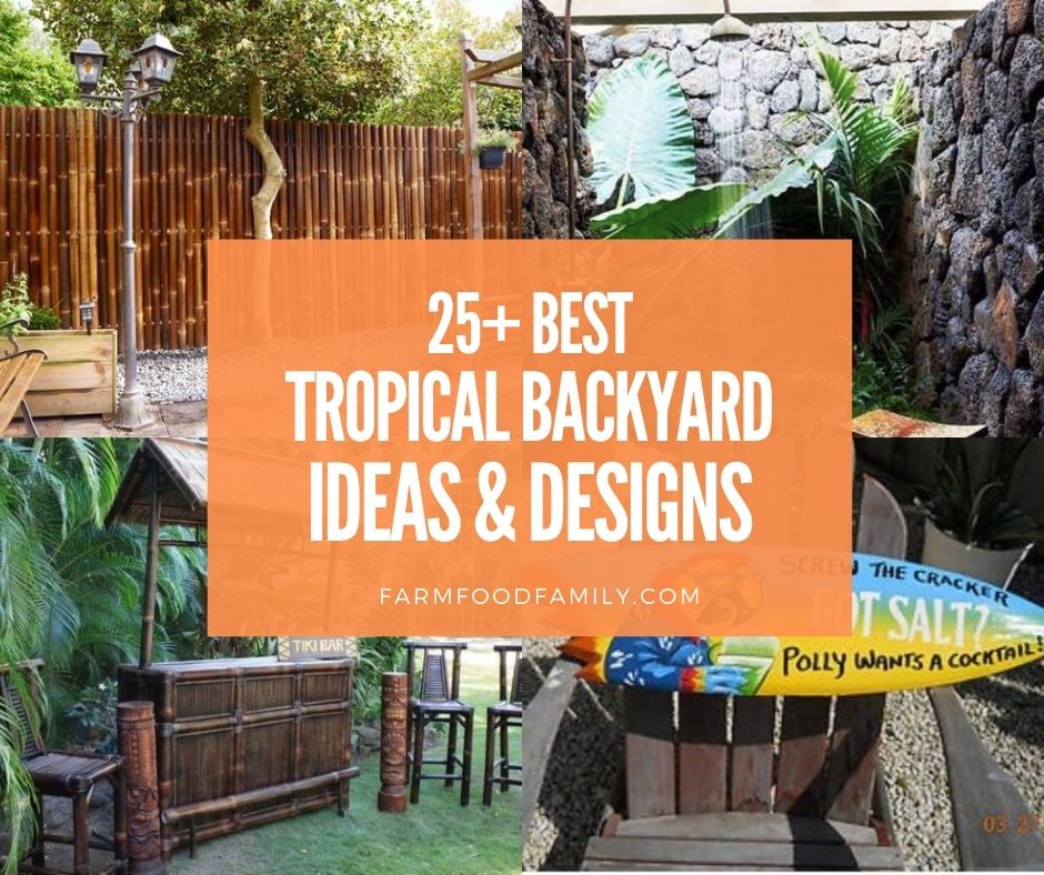 Tropical Backyard Landscaping Ideas, Tropical Landscape Ideas Small Yards