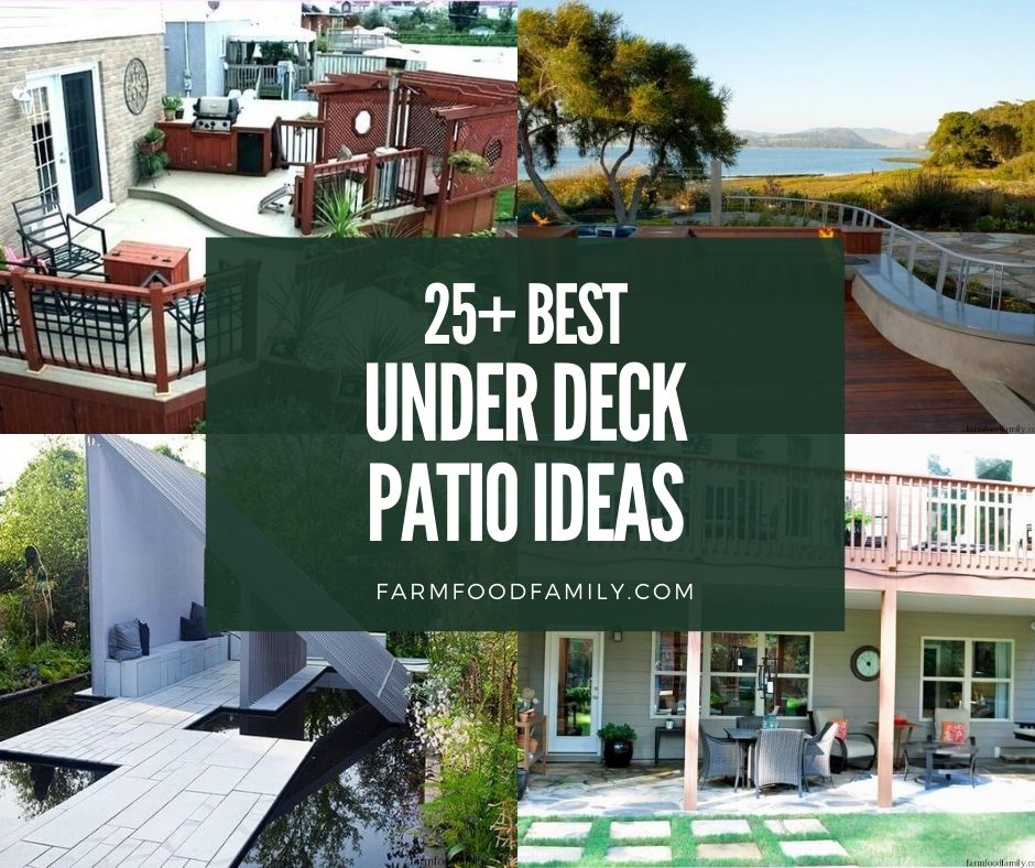 Best Under Deck Patio Ideas And Designs, Under Deck Landscaping Ideas