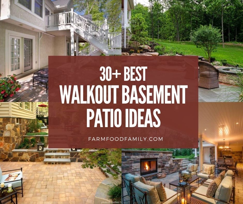 30 Best Walkout Basement Patio Ideas, Walkout Basement Design