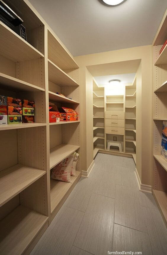 2 farmfoodfamily.com basement storage ideas clean pantry style shelves