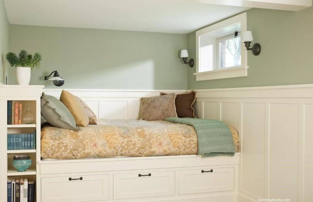 23 farmfoodfamily.com wainscoting basement bedroom ideas