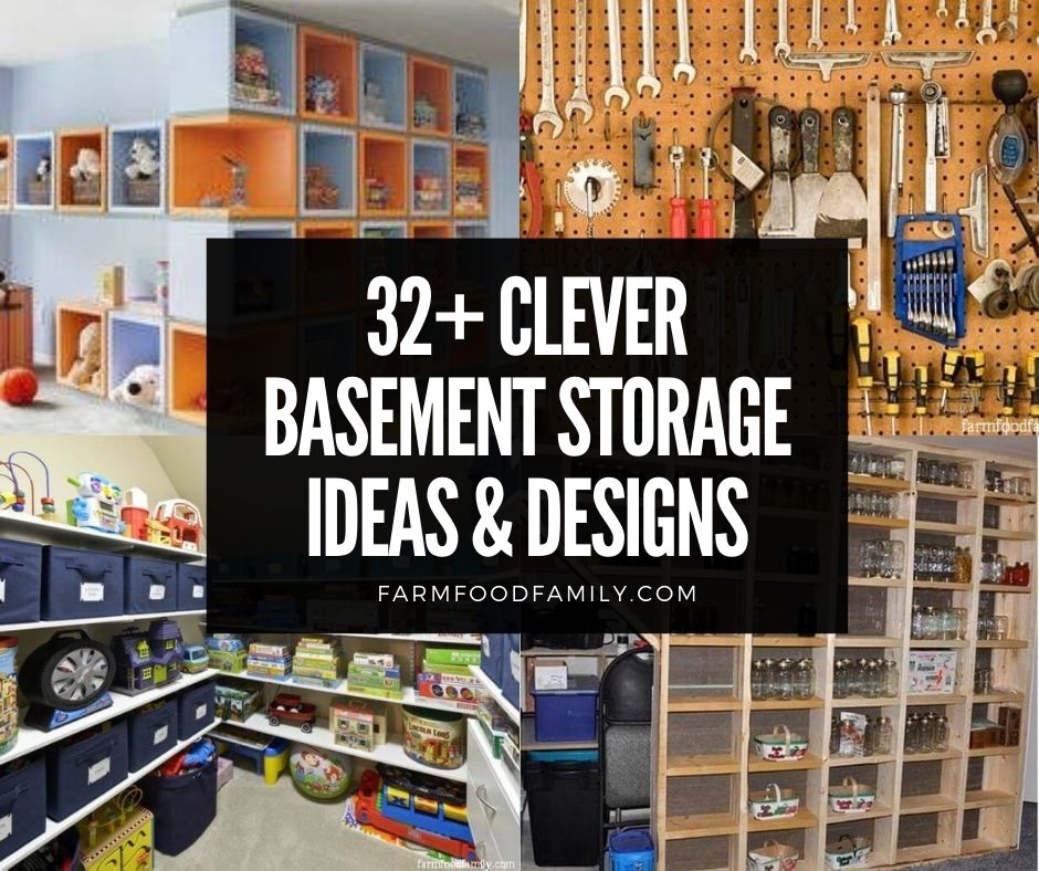 32 Clever Basement Storage System, Basement Bin Storage Ideas
