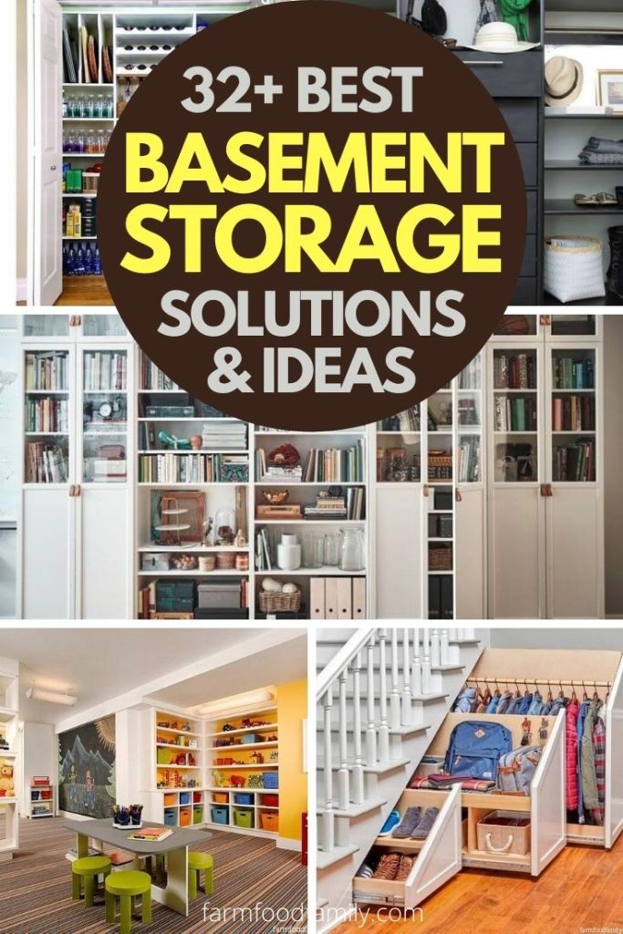 32 Clever Basement Storage System, Large Storage Shelves For Basement