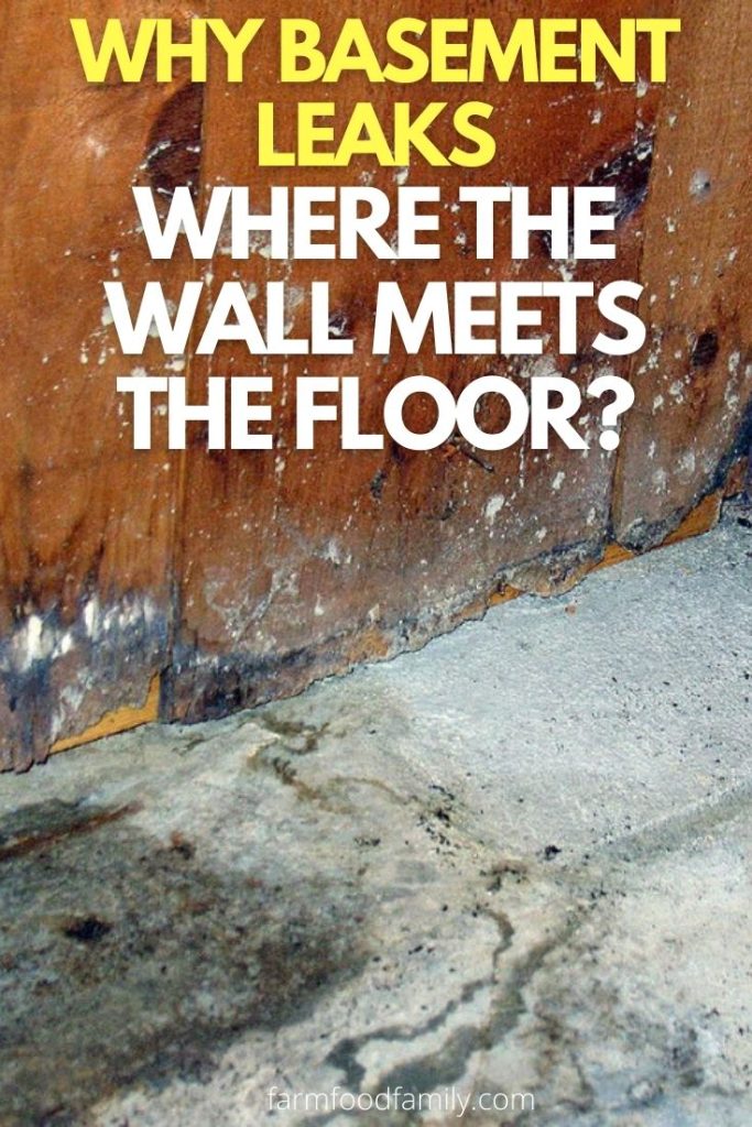 why basement leaks where wall meets floor