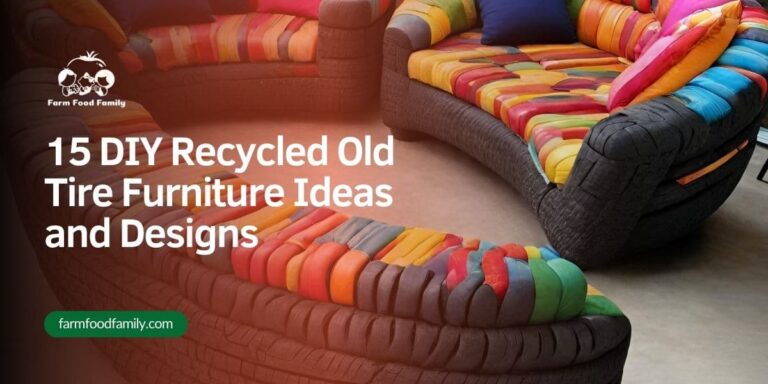 15 DIY Recycled Old Tire Furniture Ideas and Designs for 2026