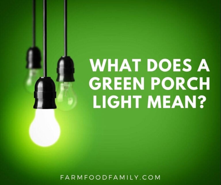 What Does A Green Porch Light Mean?