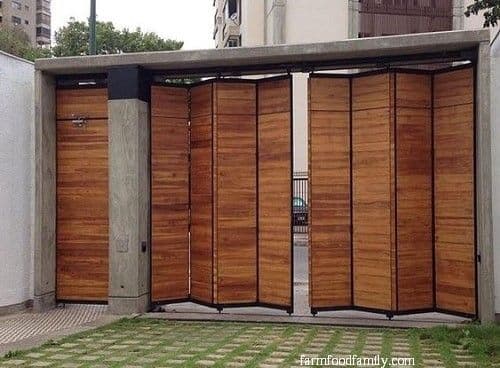 27 wood steel concrete driveway gate ideas