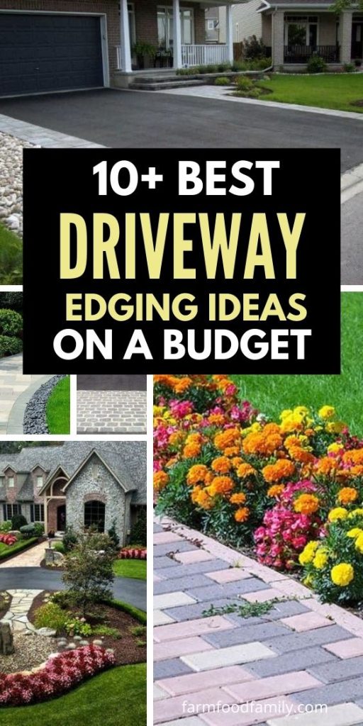 best driveway edging ideas on a budget