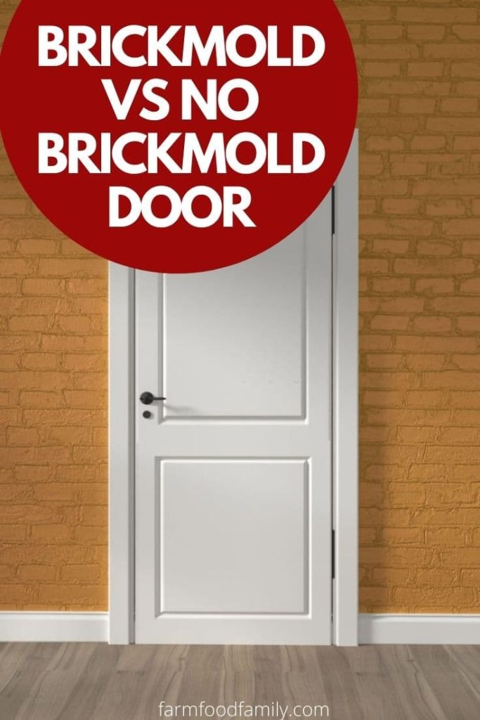 difference between brickmold vs no brickmold door