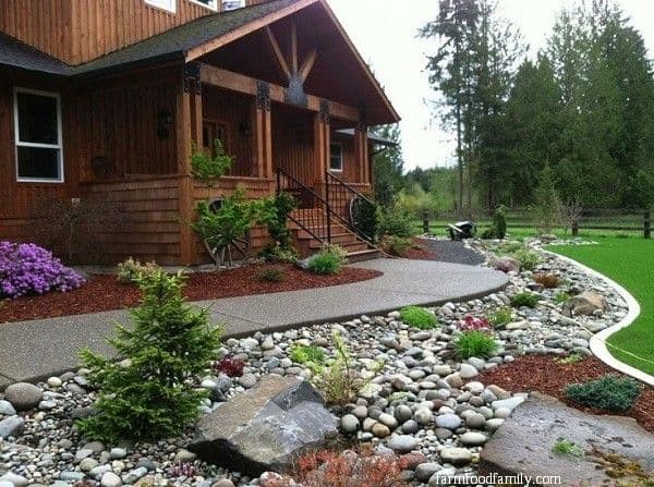 12 landscaping ideas with mulch and rocks