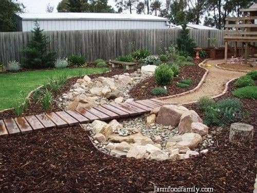 Best Drainage Ditch Landscaping Ideas, Landscaping Around A Drainage Ditch In Backyard