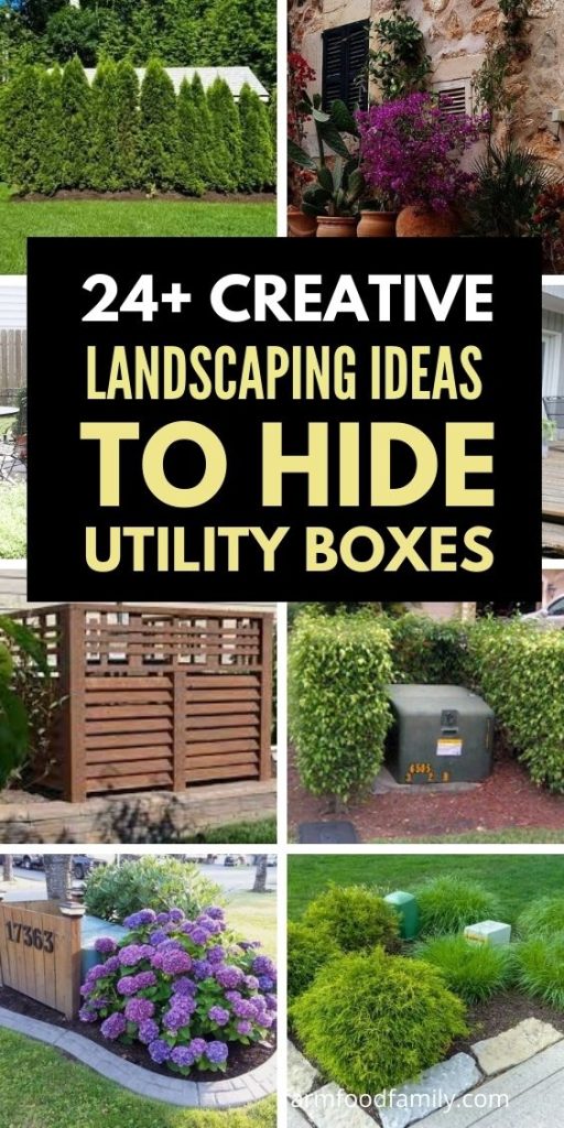 best landscaping ideas to hide utility boxes