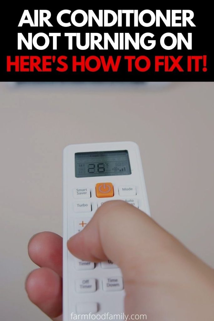 how to fix air conditioner not turning on