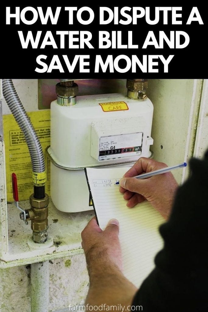 how to save money on water bill