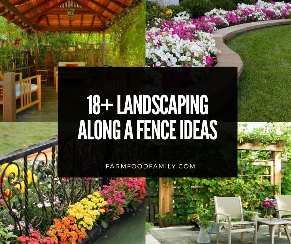 Landscaping Along A Fence Ideas, Landscaping To Hide Fence