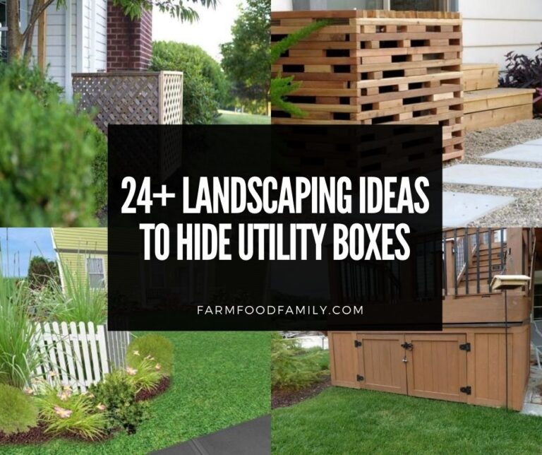 24+ Landscaping Ideas To Hide Utility Boxes