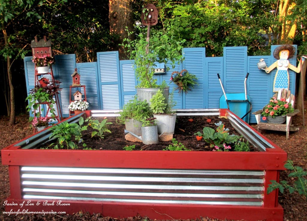 25 Waist High Raised Garden Bed Plans, Corrugated Metal Raised Garden Bed Plans