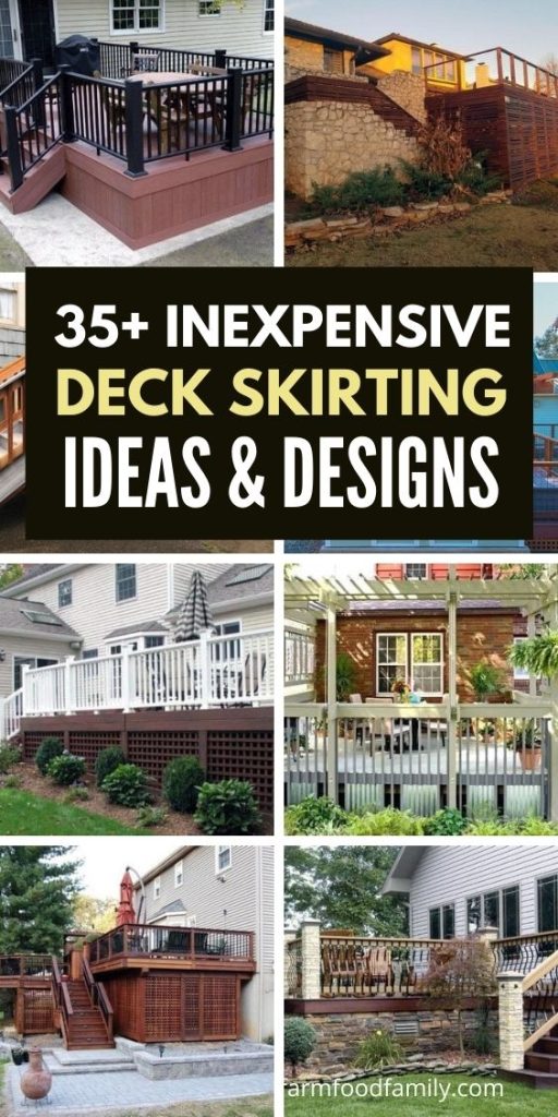 best deck skirting ideas