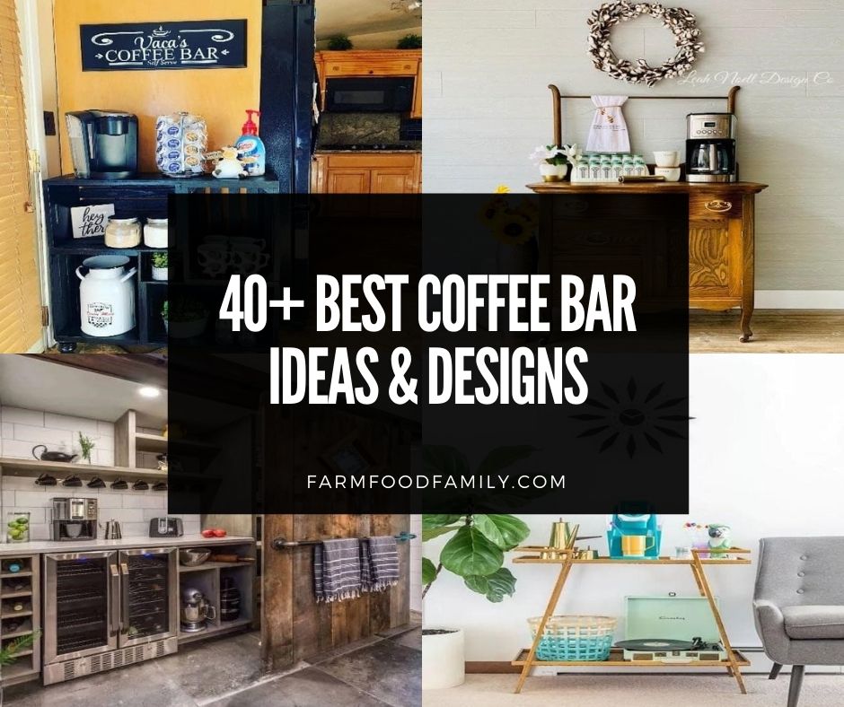 45 Awesome Diy Coffee Bar Ideas Designs 2022 For Your Kitchen - Diy 4 Best Home Decor Ideas 2021