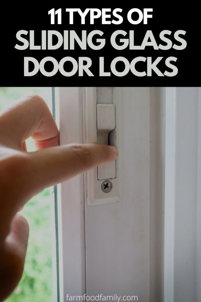 different types of sliding glass door locks