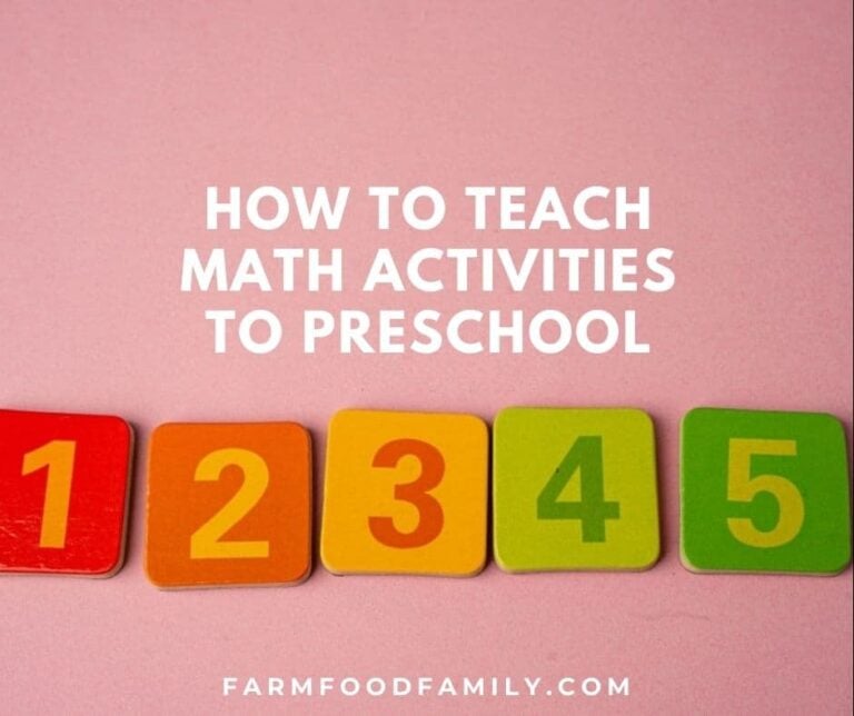 How to Teach Math Activities to Preschool