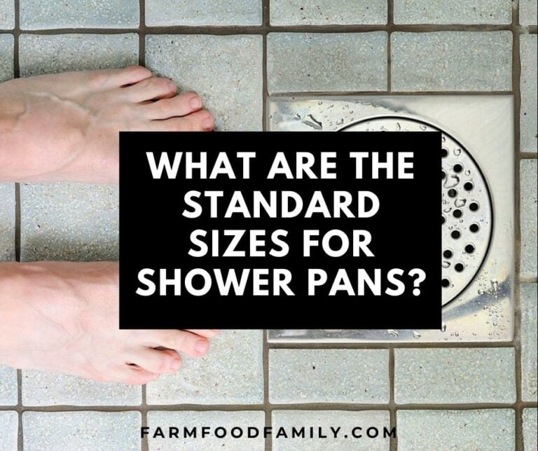 What Are Standard Sizes For Shower Pans?