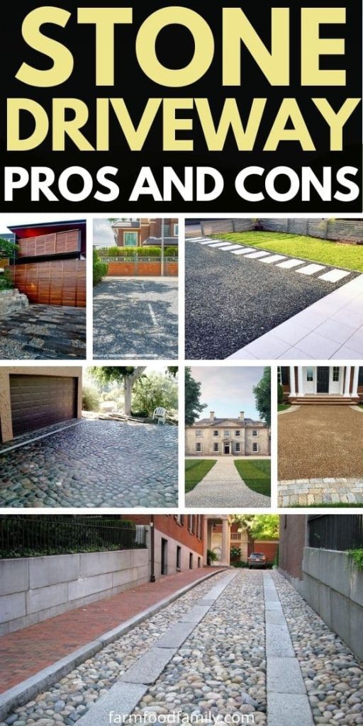 stone driveway pros and cons