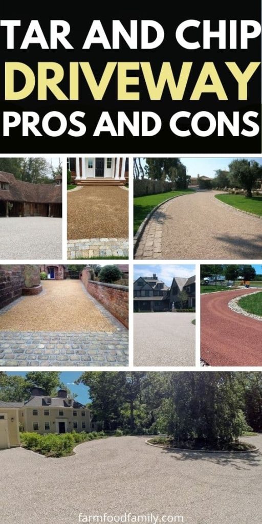 tar and chip driveway pros and cons