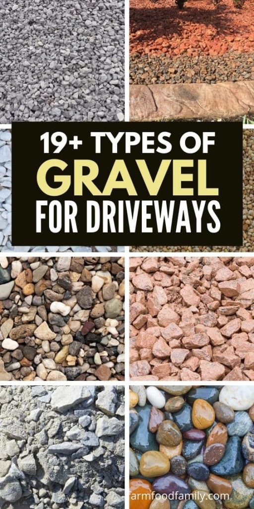types of gravel fro driveways
