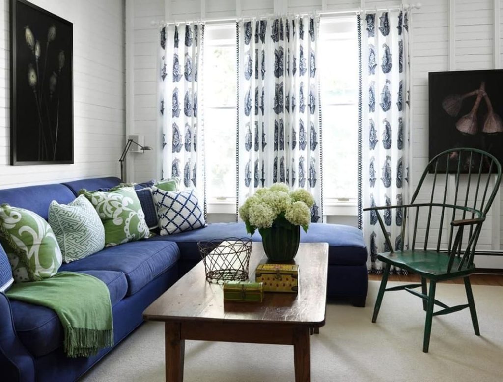 14 blue couch living room ideas