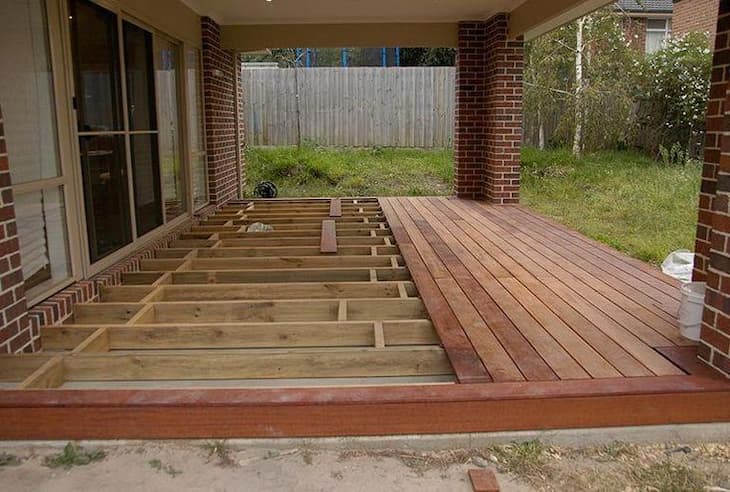Inexpensive Floating Deck Ideas, Building Decking On Patio Slabs