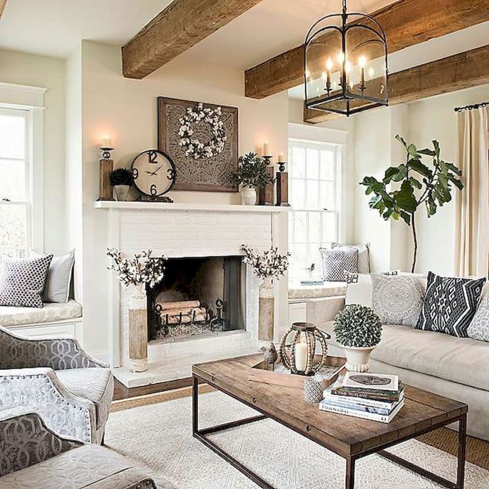 17 farmhouse living room ideas designs