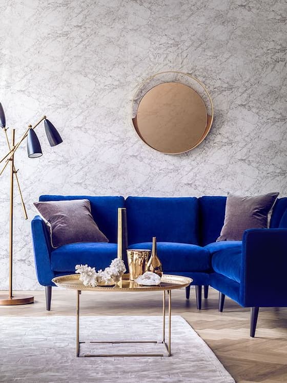 31 blue couch living room ideas