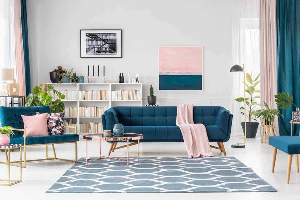 36 Beautiful Blue Couch Living Room Decorating Ideas Designs 2022 - Aqua Blue Decorating Ideas
