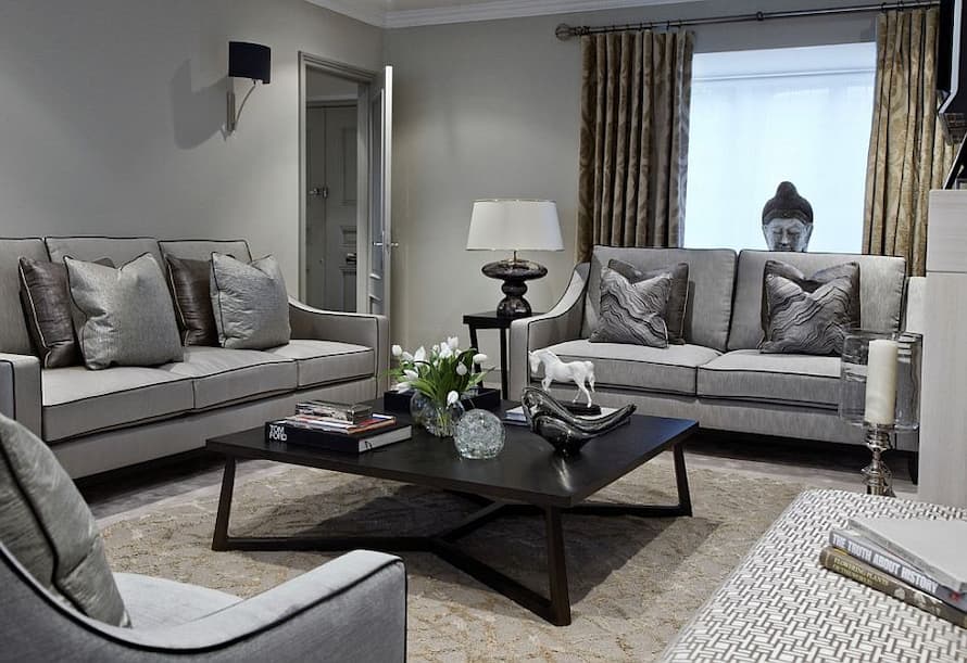 37 Best Gray Couch Living Room Ideas and Designs (Photos) For 2021