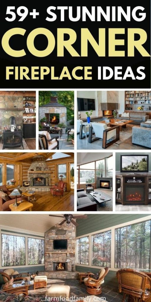 best corner fireplace ideas designs